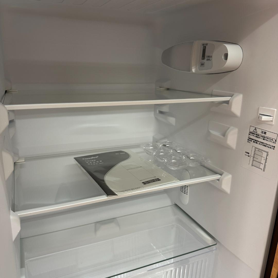 comfee’ 2ドア冷蔵庫 2025年製 132L 1ヶ月保証 I22-01