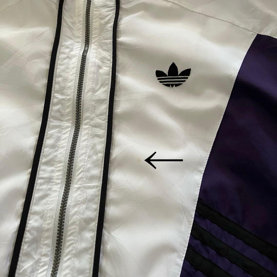 レア好配色◎90s adidas 万国旗 ナイロンジャケット トレフォイル刺繍