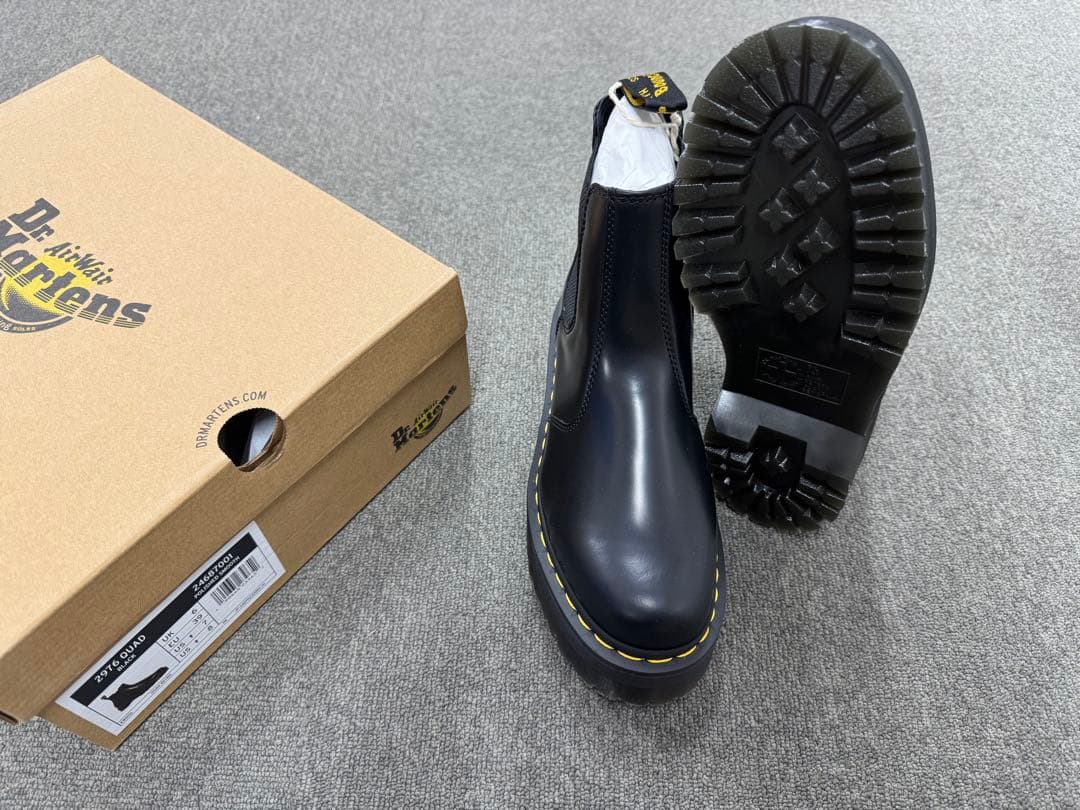 限定【ドクターマーチン】2976 厚底サイドゴアブーツ　UK6