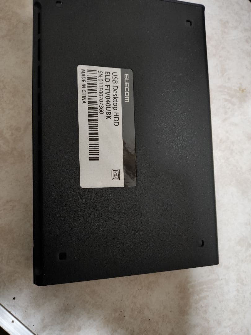 外付けハードディスク 3台セット USB接続