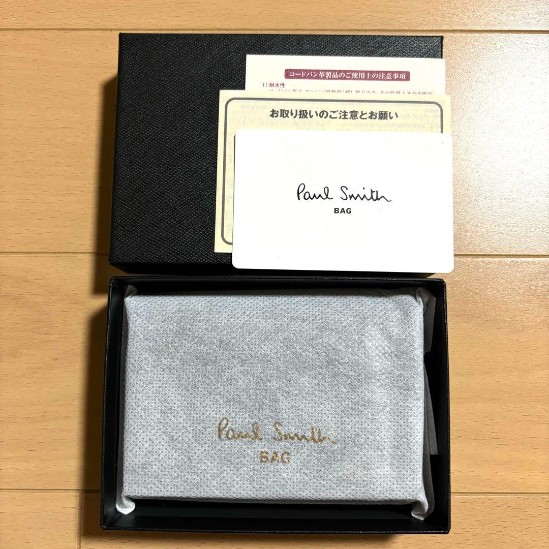 Paul Smith レア　最上位モデル　コードバン　名刺入れ　黒　新品未使用