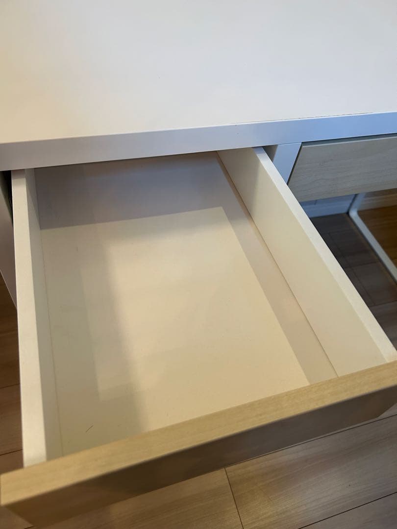 IKEA Micke イケア ミッケ デスク　勉強机　ホワイト×ベージュ　完成品