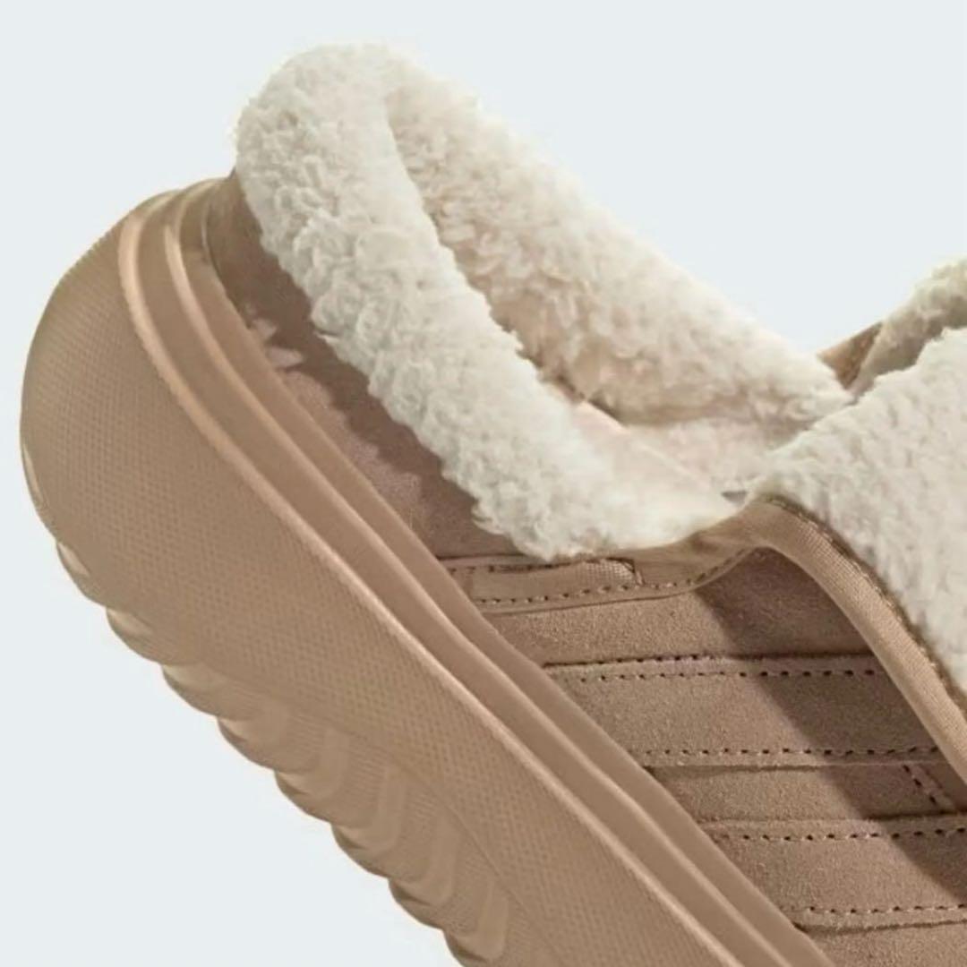 【韓国限定】adidas アディダス23.0㎝ ボア付き サンダル