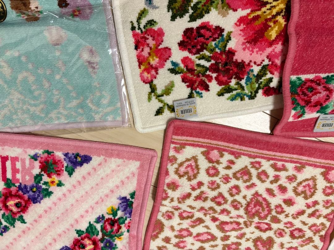 フェイラー　タオルハンカチ　新品　8枚セット