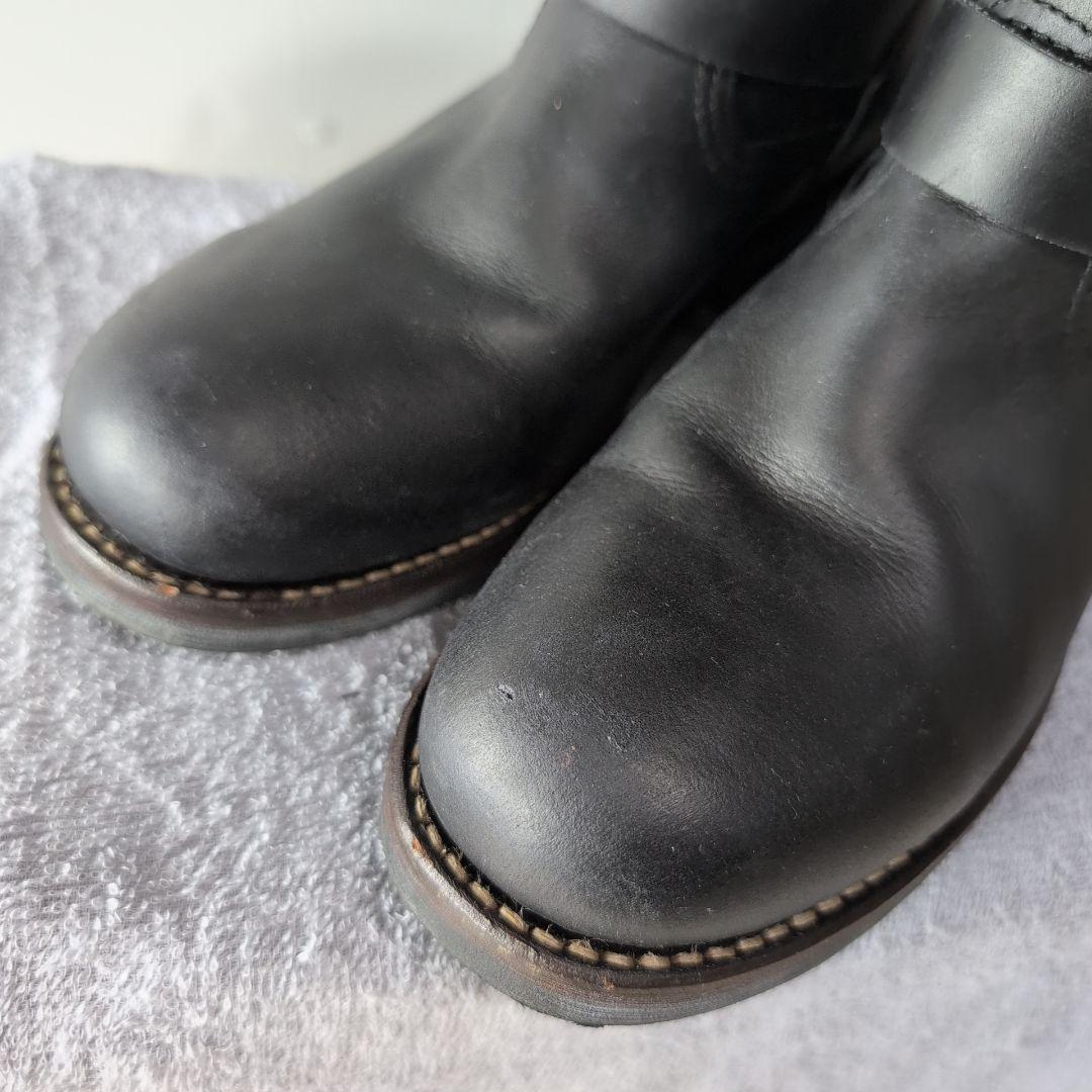 ALPHA INDUSTRIES エンジニアブーツ レザー 黒 27.5