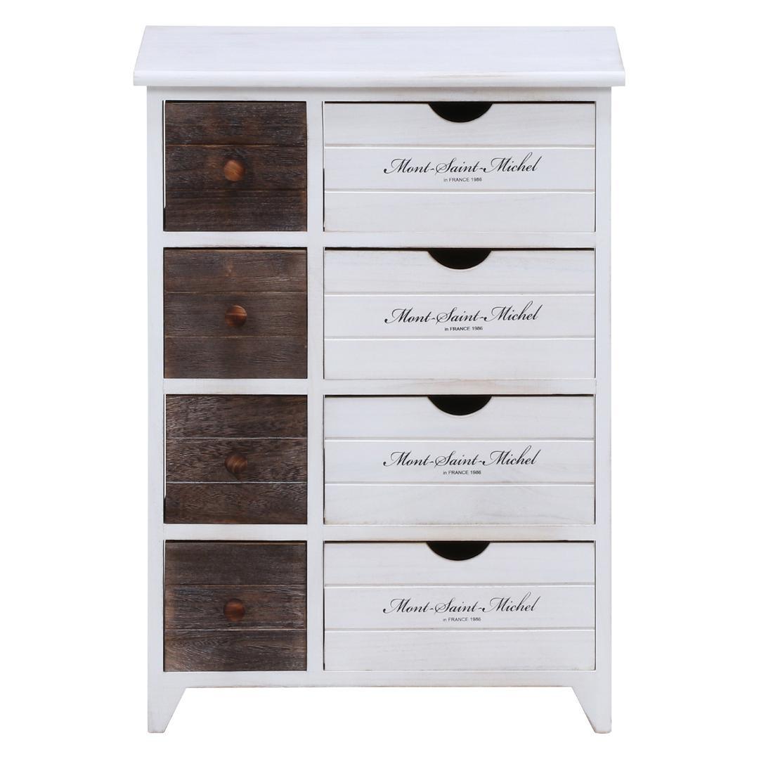 カントリーテイスト マルチチェスト 4段8杯