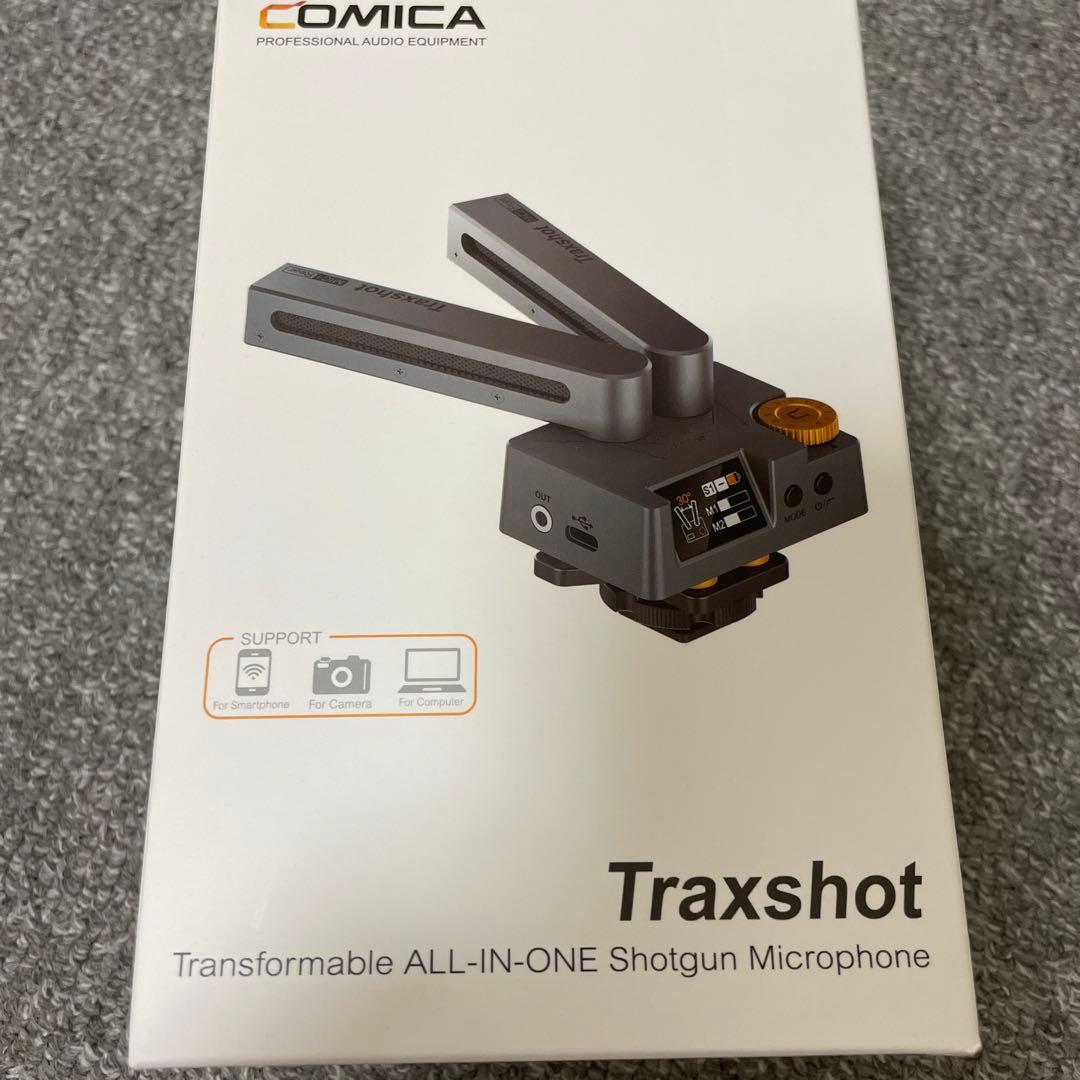 Comica Traxshot 小型コンデンサーマイク,スマホマイク