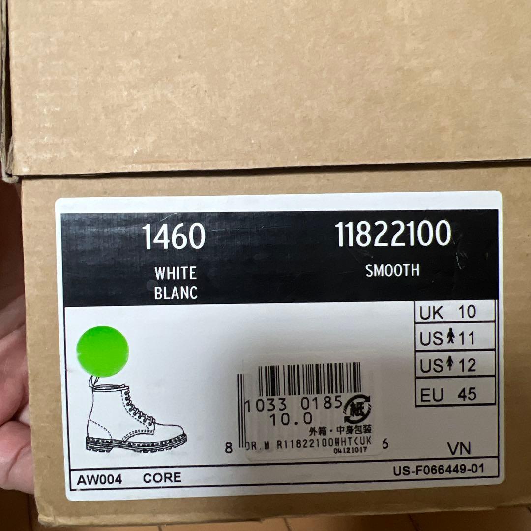 ドクターマーチン　1460　ホワイト　8ホール