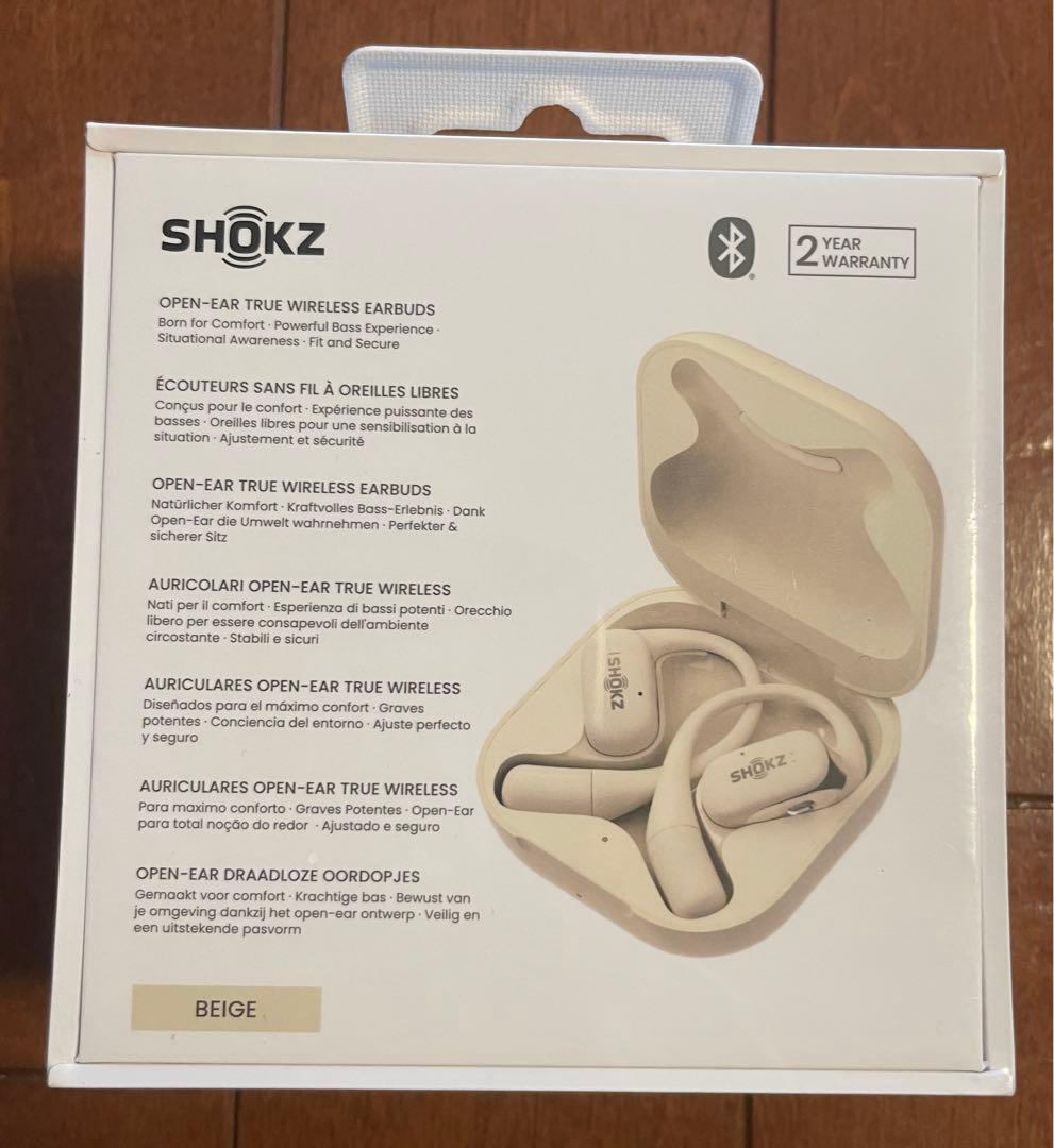 SHOKZ OPENFITショックスオープンフィット　ベージュ