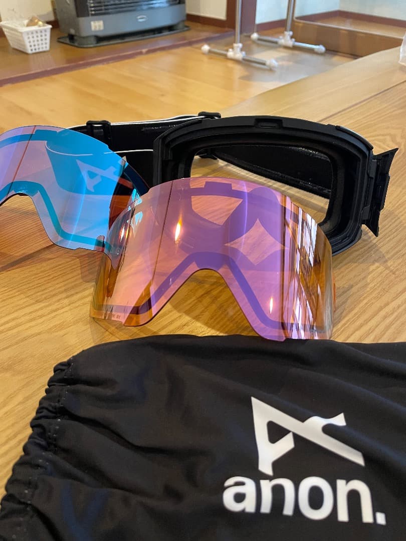 ANON Sync ピンクS1 ブルーS2 レンズ (箱なし)