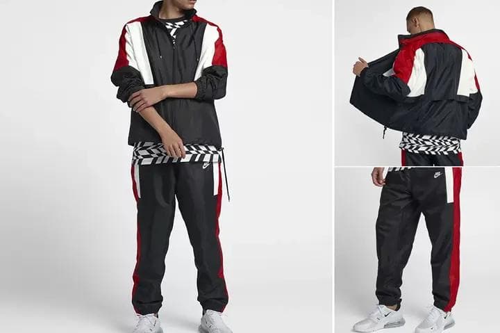 新品 Nike 90s 限定品 ウーブンジャケット パンツ 上下セット XL