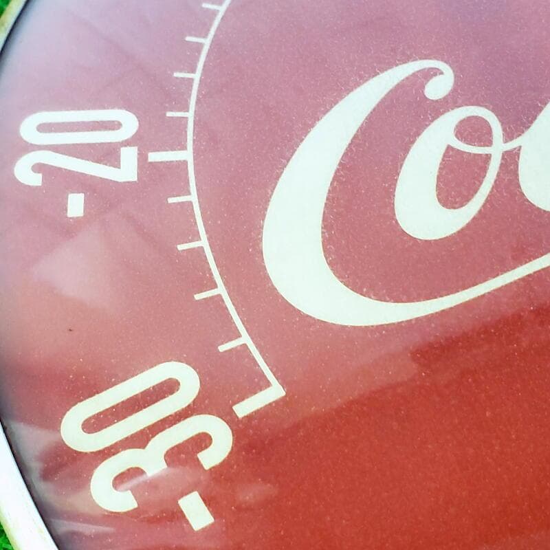 Coca-Cola/コカ・コーラ 当時物 壁掛け 温度計 アンティーク 喫茶店