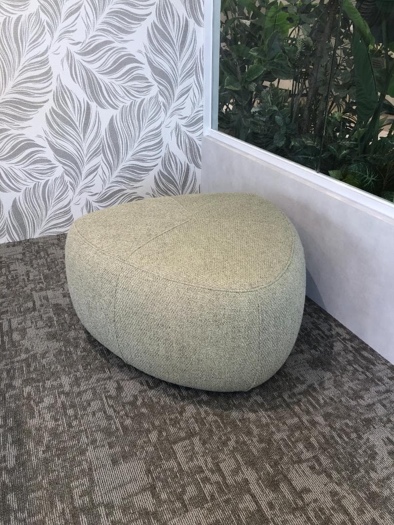 【美品/値引き可能】BoConceptBermudaフットスツールライトグリーン