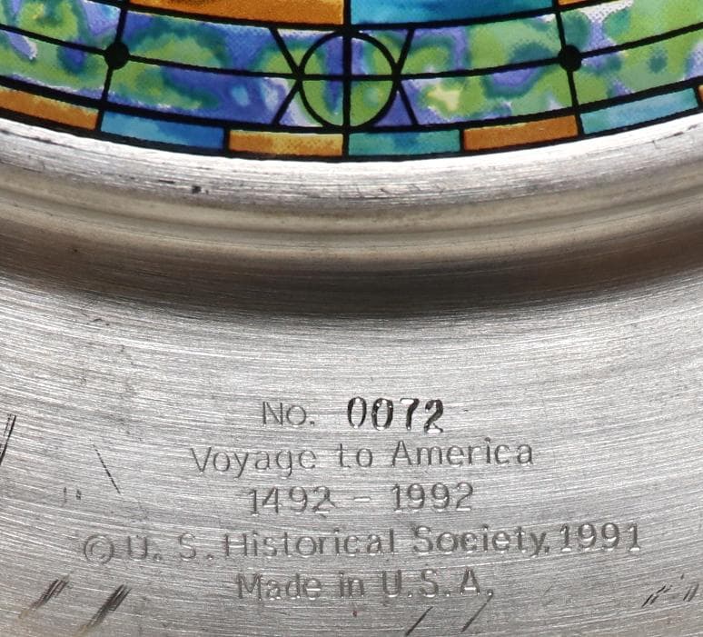 限定生産 コロンブス 大航海 ヴィンテージ ステンドグラス ジャック・ウッドソン