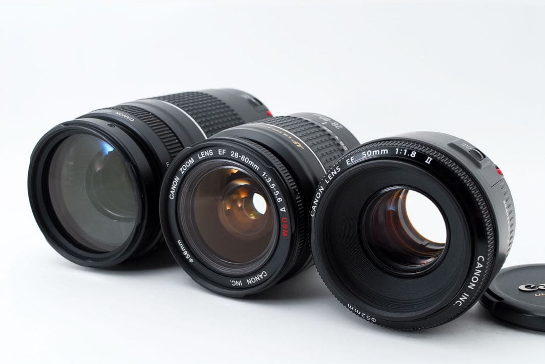 ☆美品☆キャノンcanon kiss x 10i標準&望遠&単焦点レンズセット