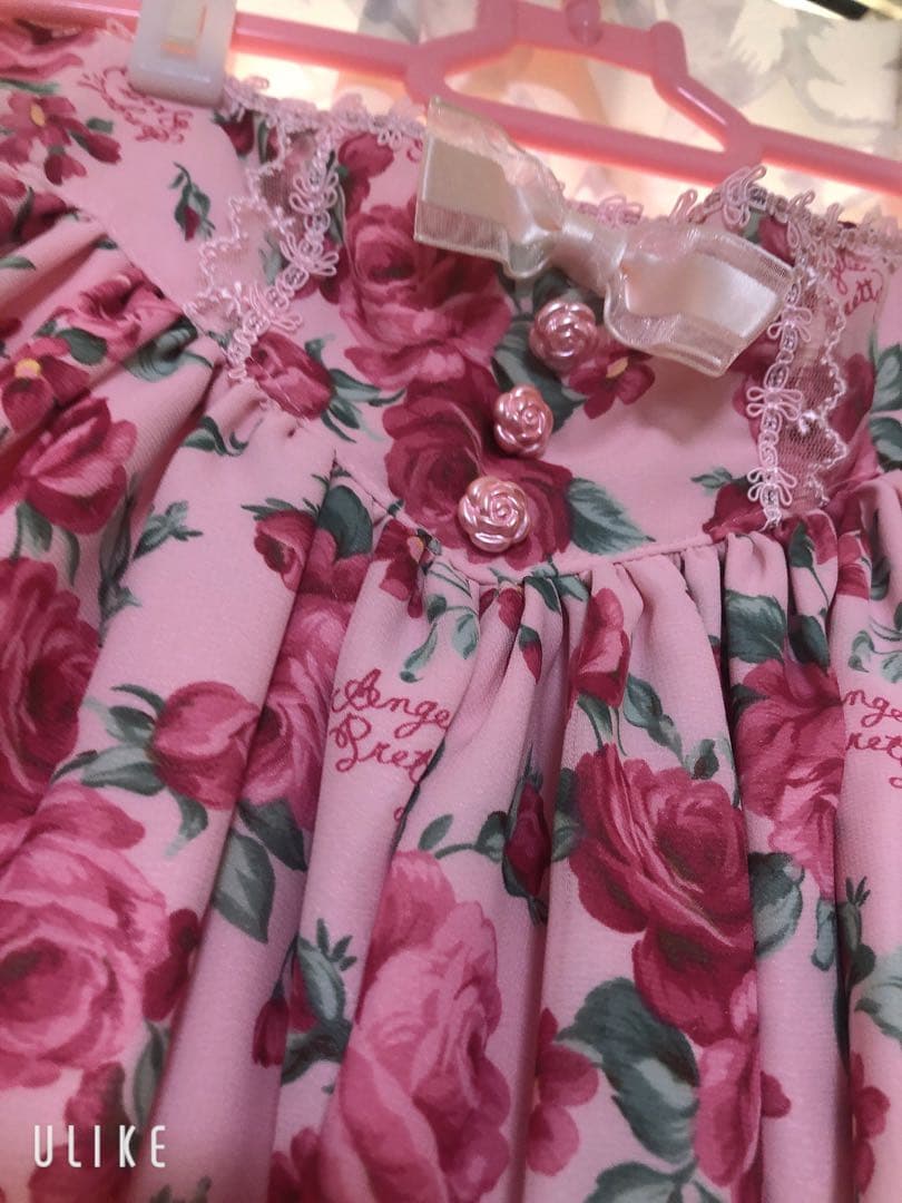 アンジェリックプリティ　ドラマティックローズ　スカート　ピンク