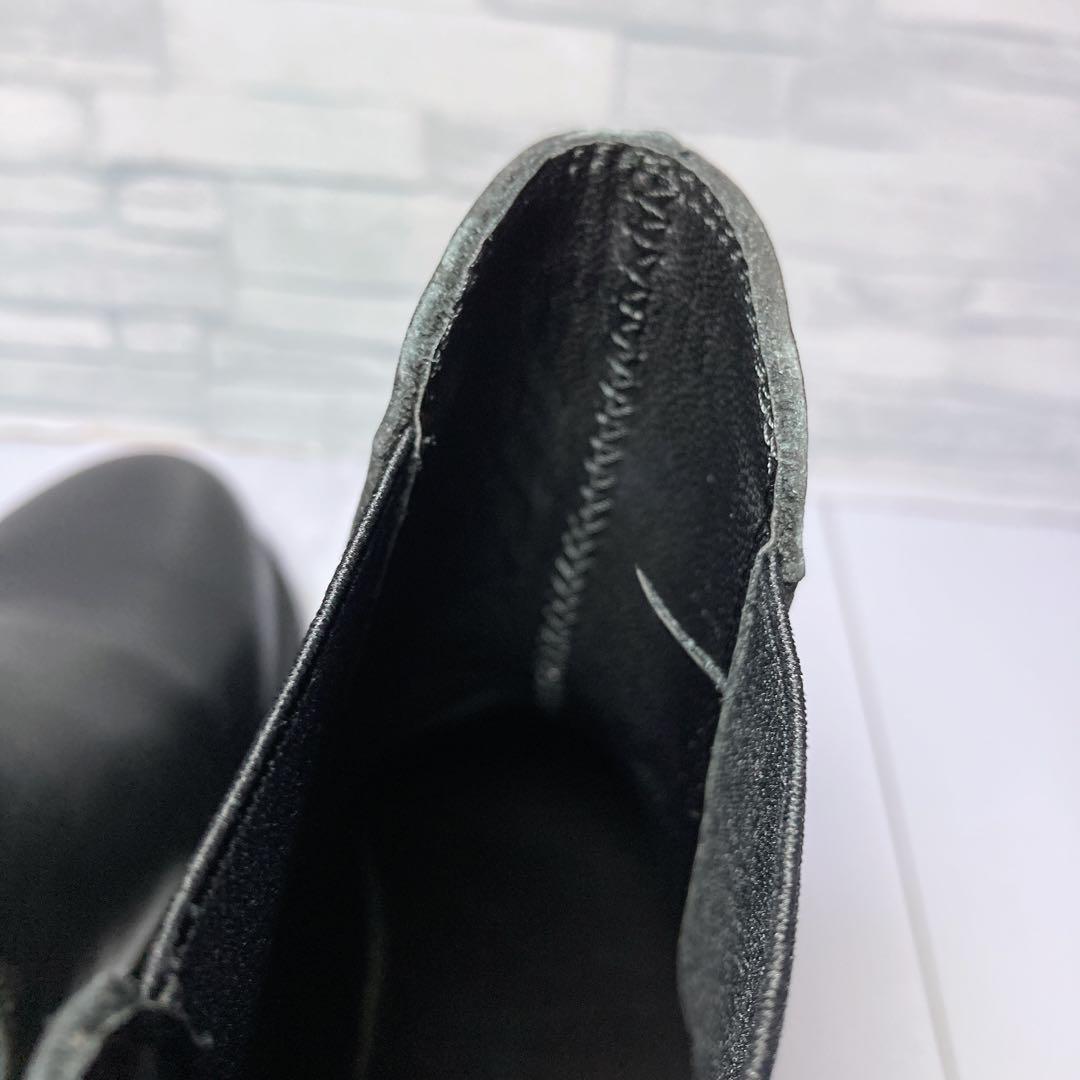 極美品 REMME レメ サイドゴアブーツ 厚底 バックジップ 本革 黒 39