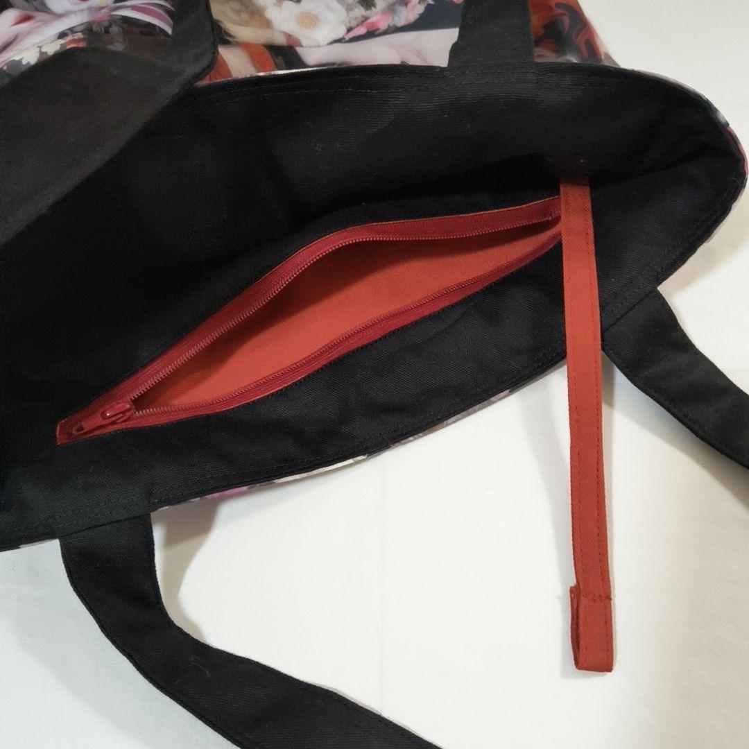 La luna様】ハンドメイドオーダー★女の子★大容量フラットトートバッグ　3点