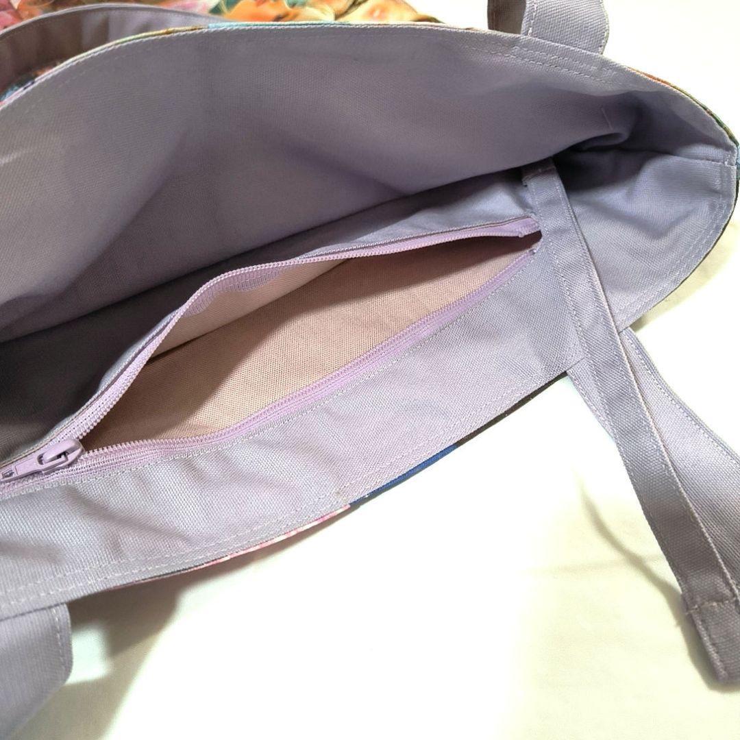 La luna様】ハンドメイドオーダー★女の子★大容量フラットトートバッグ　3点