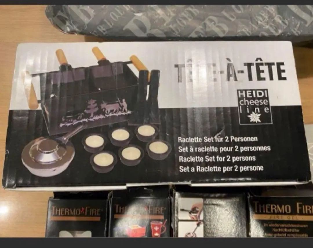 本場スイスで購入ラクレットセット＆victrinoxナイフ2本！等　全13点