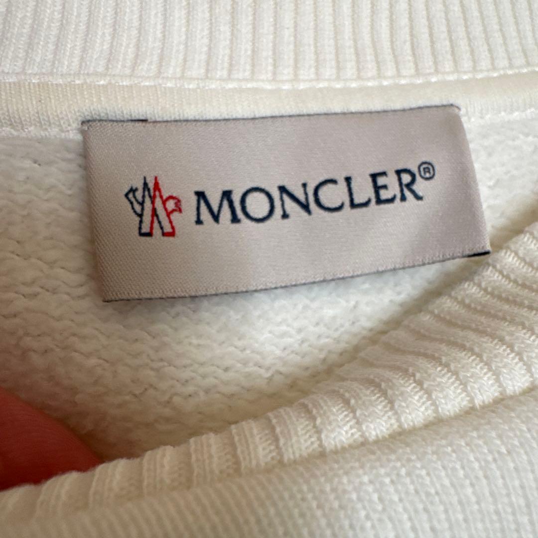 お値下げしました★大人もOK14A☆Moncler ホワイト トレーナー