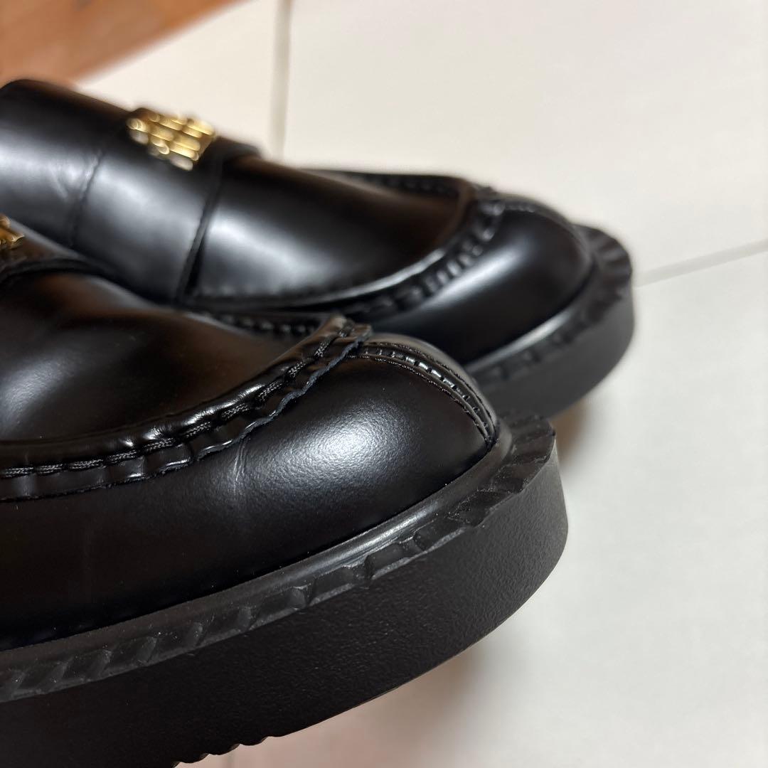 新品　ダイアナ　DIANA ローファー 革靴　23.0 厚底