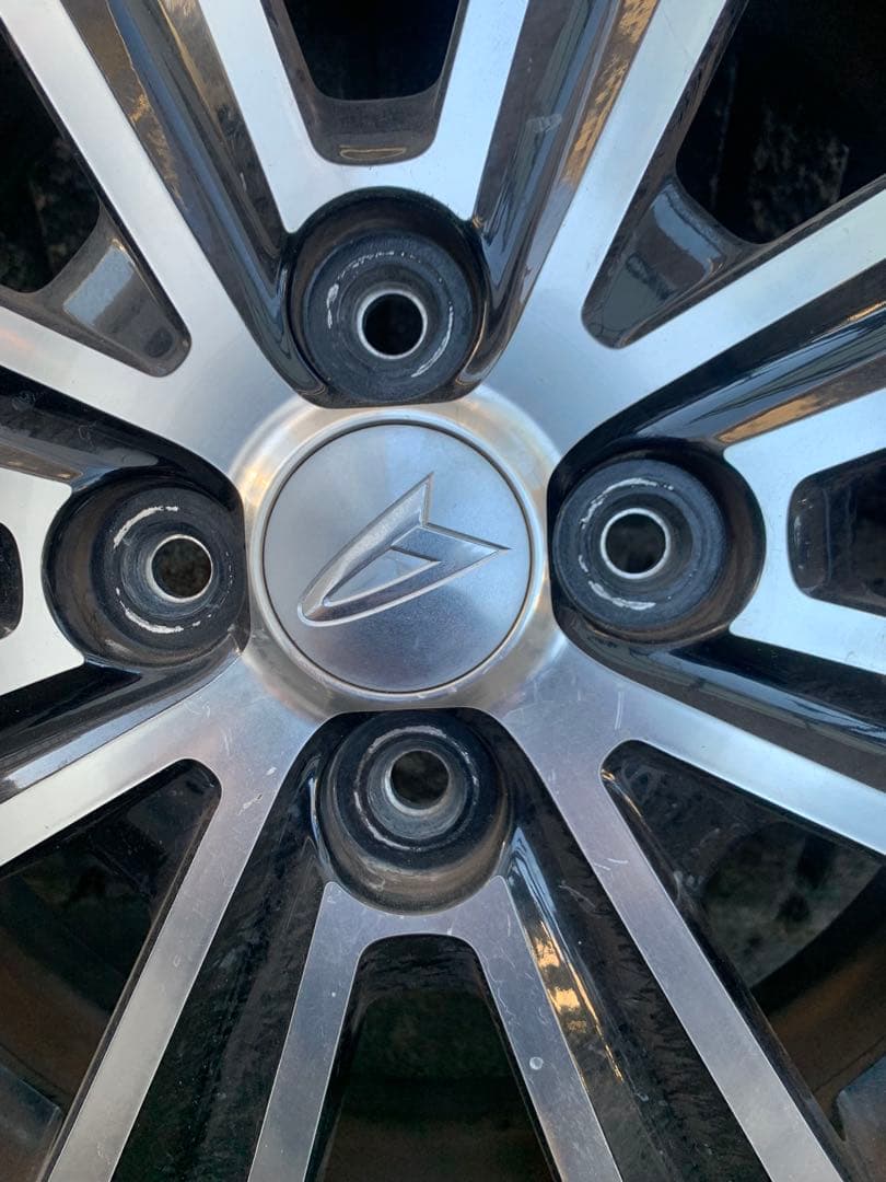 【送料込み】タントカスタム　純正アルミホイール、タイヤセット４本