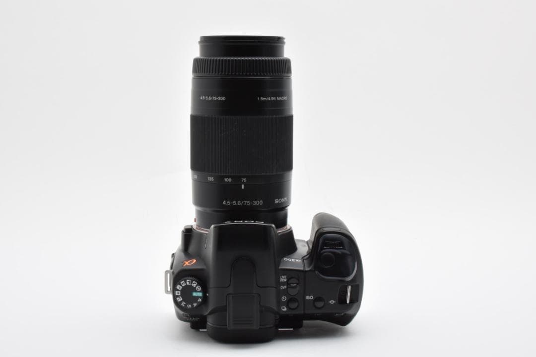 純正レンズセット SONY ソニー α350 +SAL75-300mm カメラ