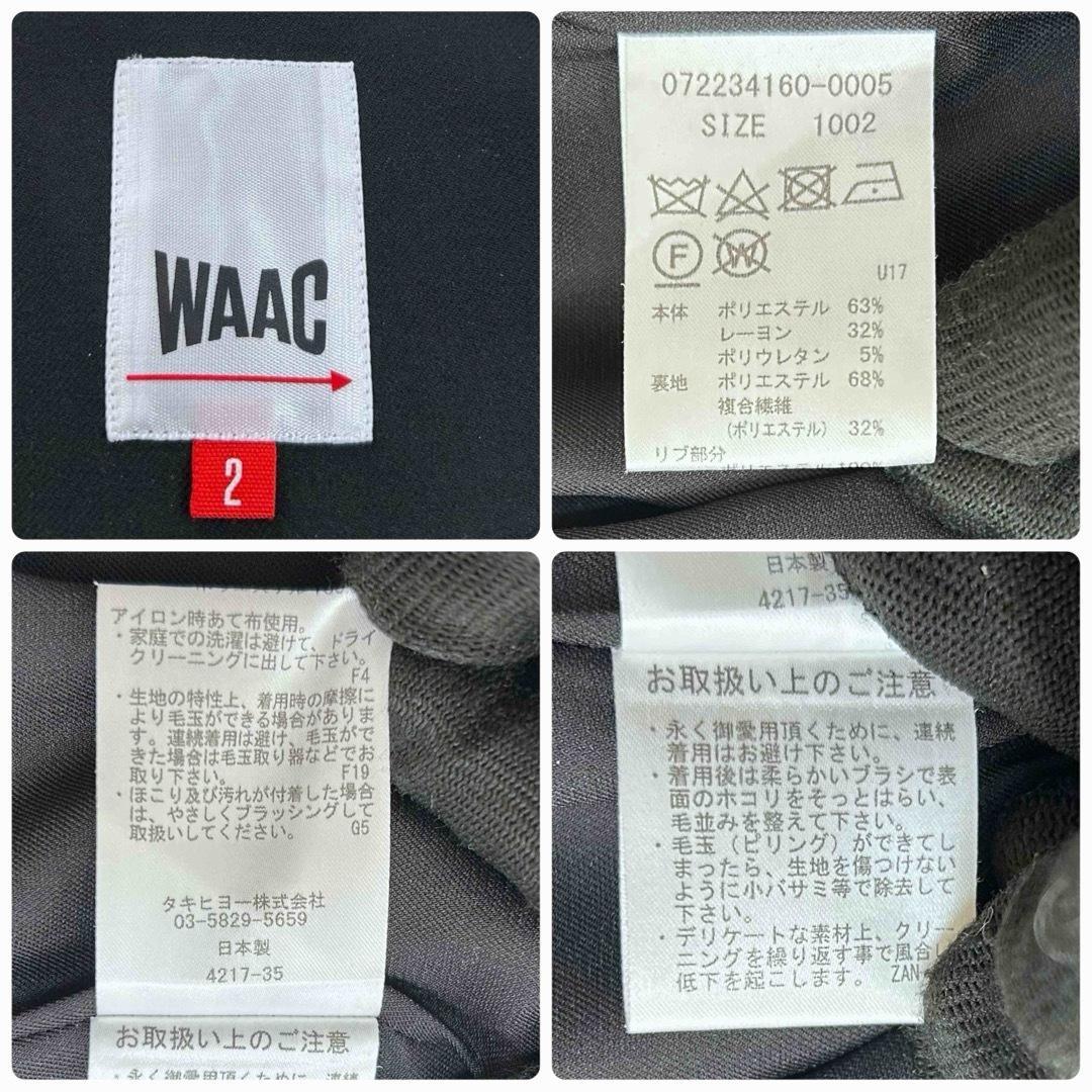 美品 WAAC ワック WOMENS プラミカル2WAYジャケット ブラック