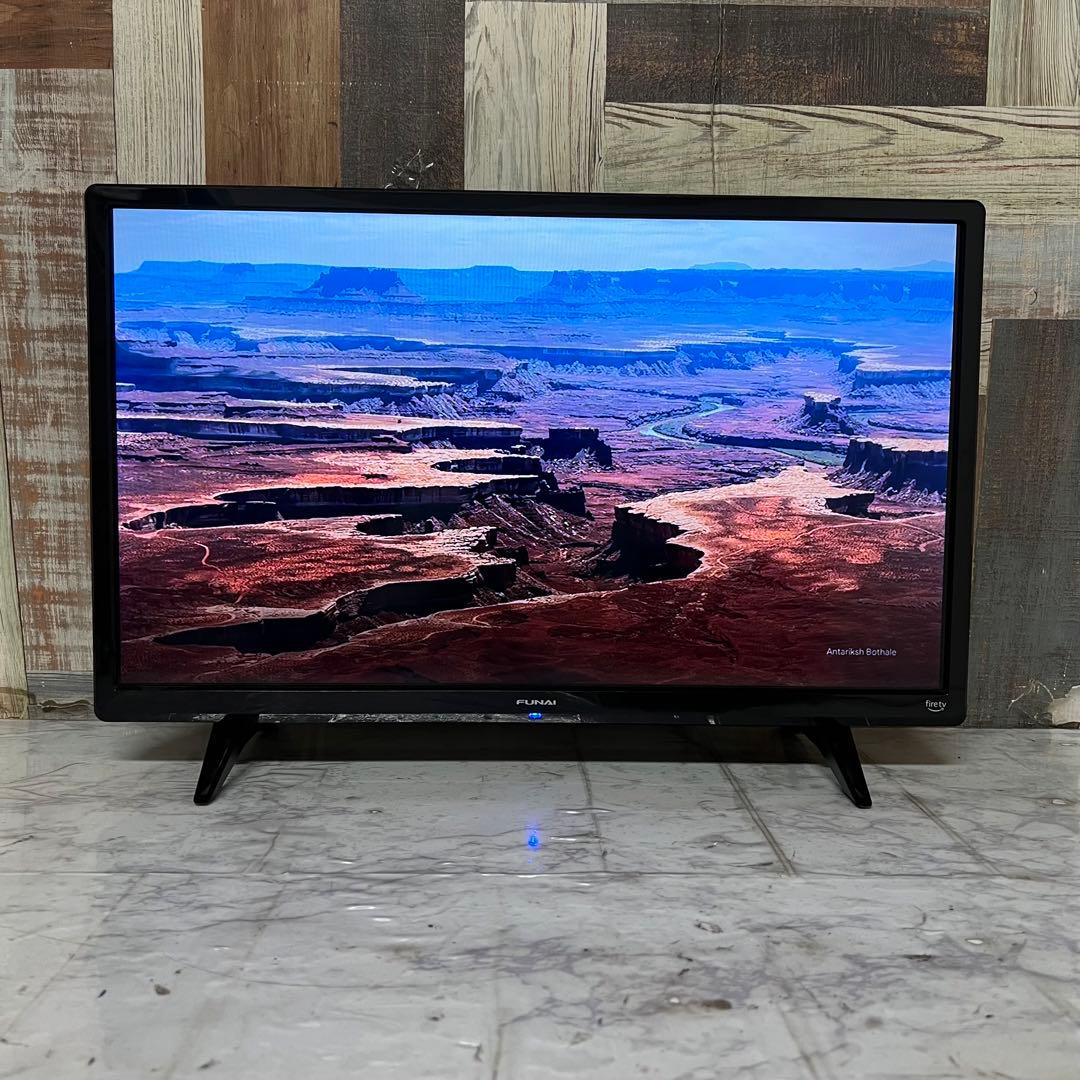 即日受渡❣️全国送料込半年前購入Funai 液晶テレビ24V 動画配信満載