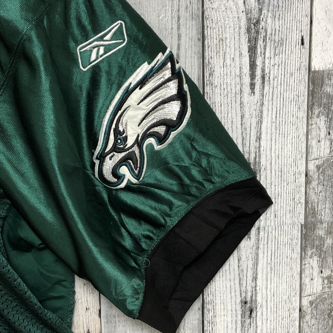 NFLイーグルス リーボック 3XL 刺繍 アメフト ゲームシャツ ユニフォーム