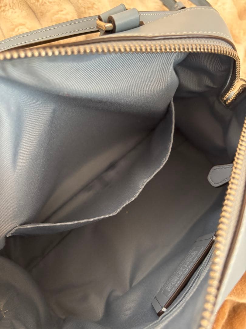 ケ*ー様 Coach ショルダーバッグ ベージュ/ライトブルー