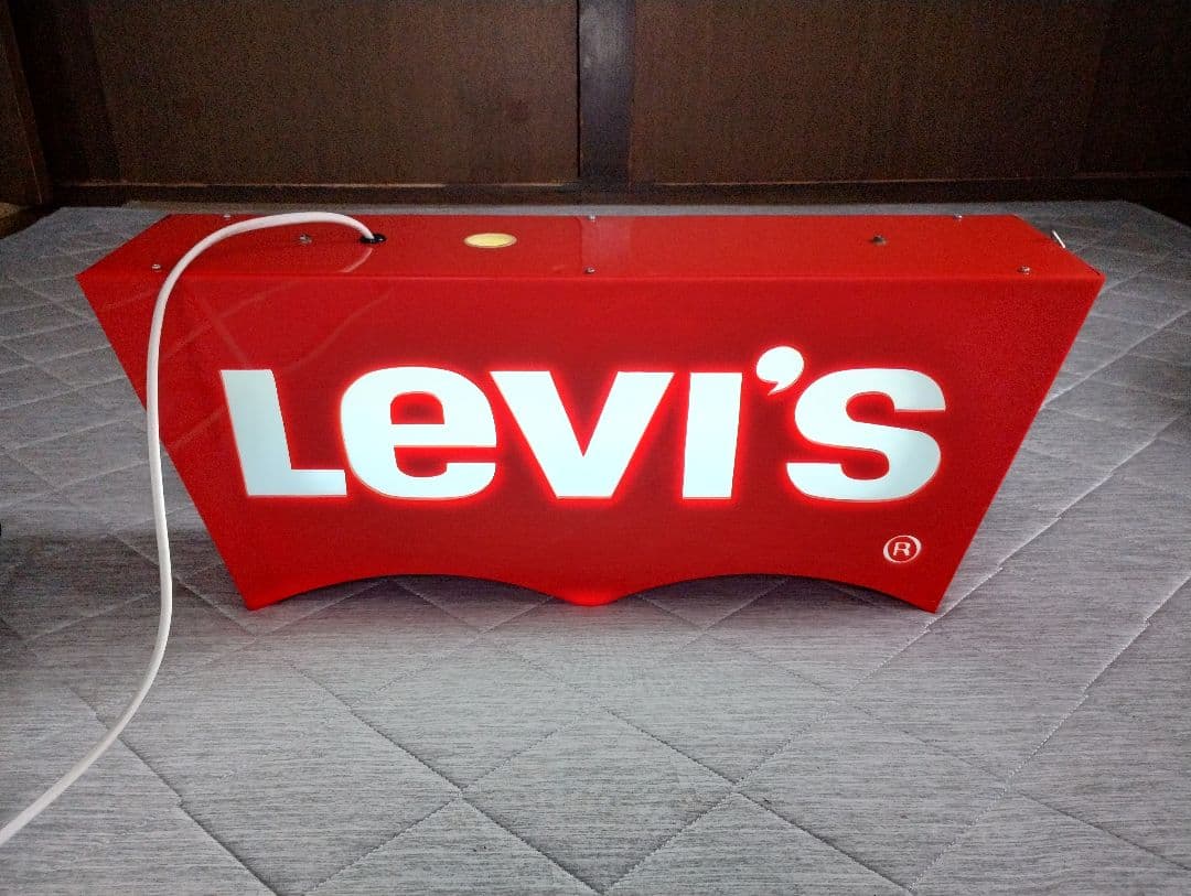 稲*葉様 Levi's 蛍光灯看板 非売品 レア