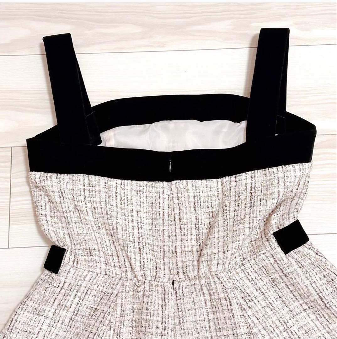 ワンピース Herlipto Margaux Tweed Mini Dress M