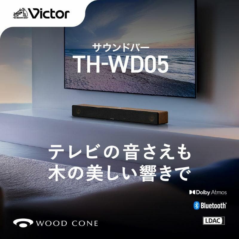 WOOD CONE SOUNDBAR（ウッドコーン サウンドバー）TH-WD05