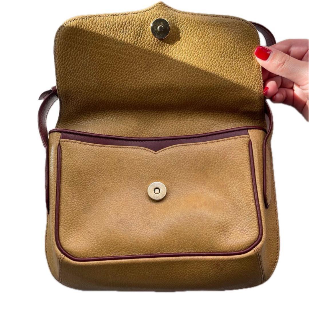 Cartier カルティエ　ショルダーバッグ レザー 斜め掛け　ヴィンテージ