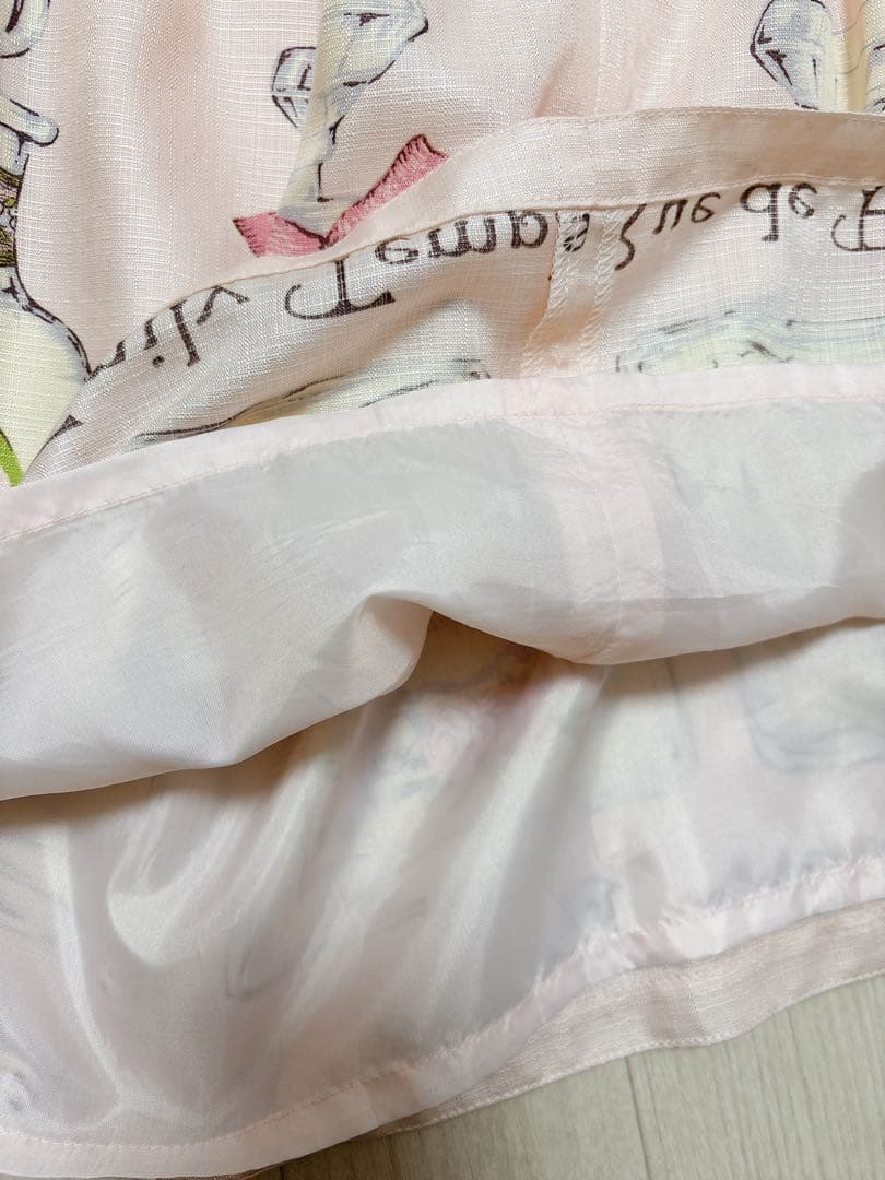 Emily Temple cute ラビットパフューム柄　JSK ピンク