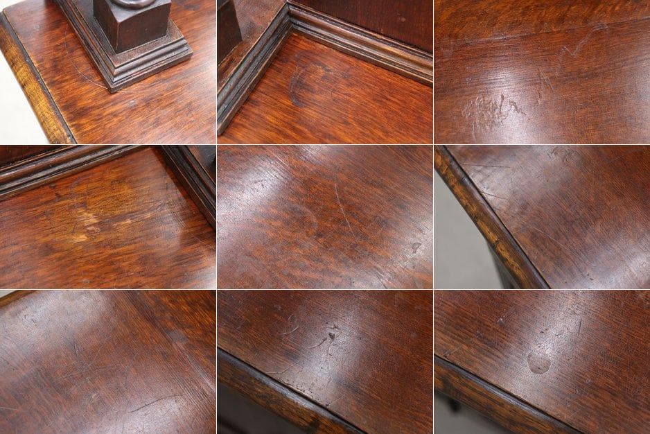 英国 イギリス ミラーバック チェスト オーク材 収納 引き出し サイドボード