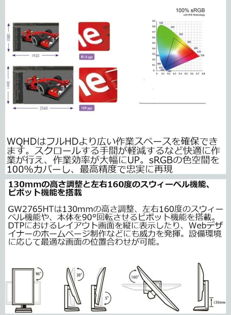 BENQ 大型ディスプレイ ●プロフご確認ください