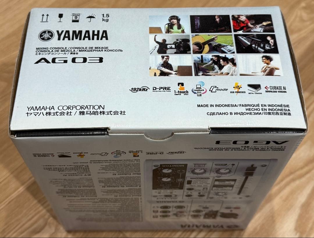 YAMAHA AG03 オーディオインターフェース　ミキサー