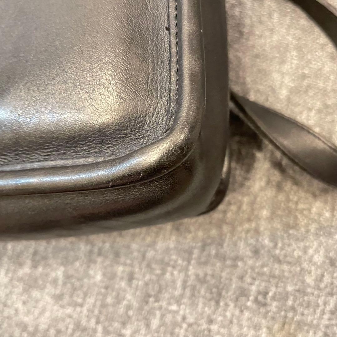 オールドコーチ　ショルダーバッグ　ターンロック　ブラック