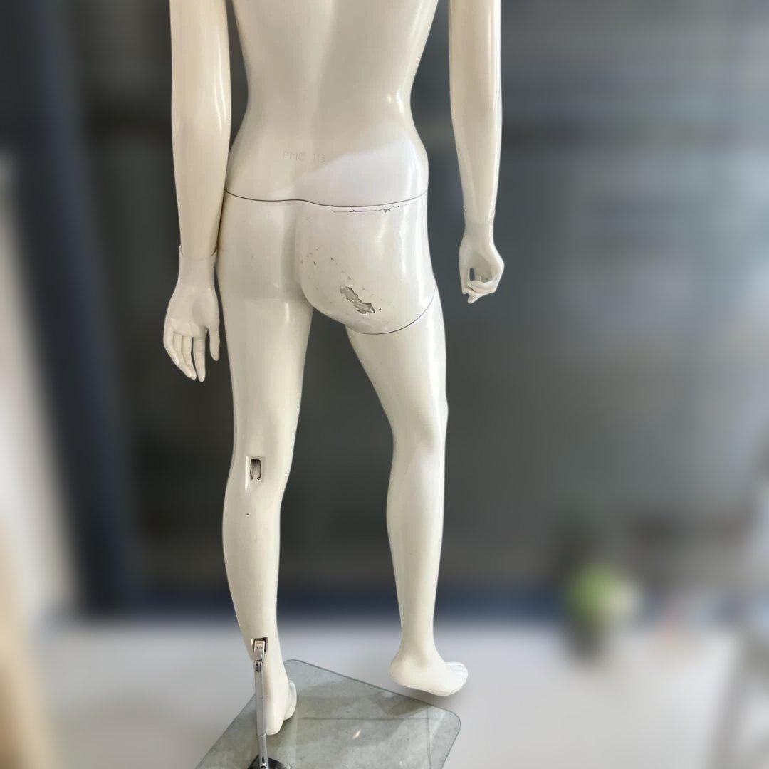 ホワイト女性用マネキン スタンド付き