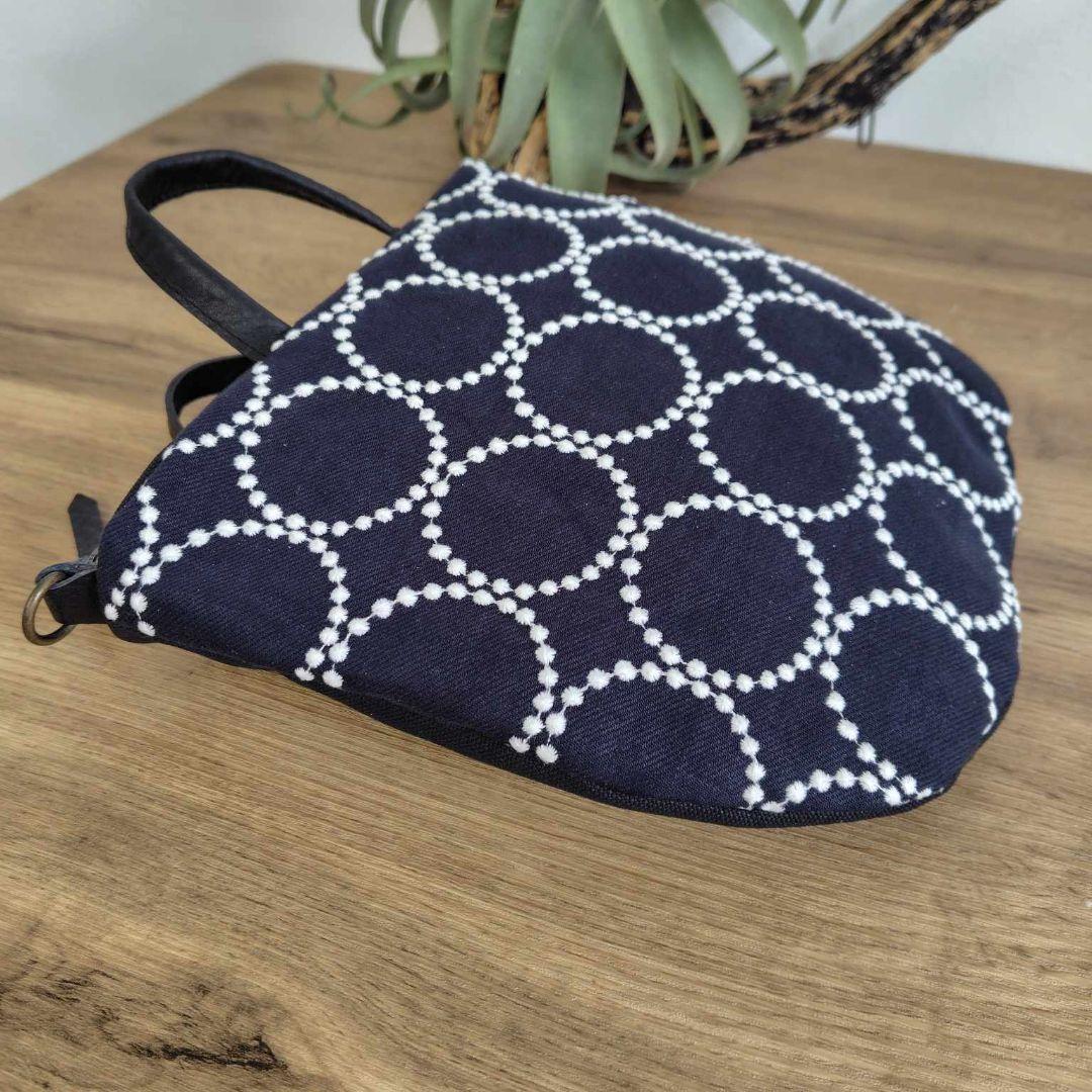 NEW！ミナペルホネン/tambourineタンバリンネイビーロングミニラウンド