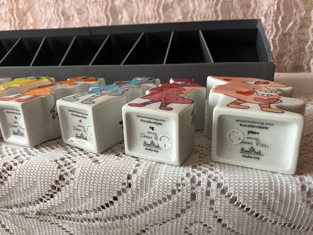 ジェームスリジィ花瓶9個セット