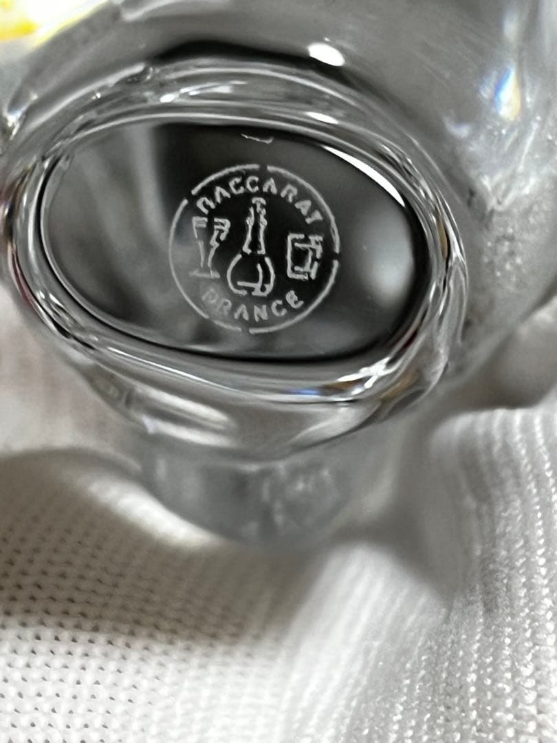 【美品】Baccarat バカラ くまモン フィギュア クリスタル 置物