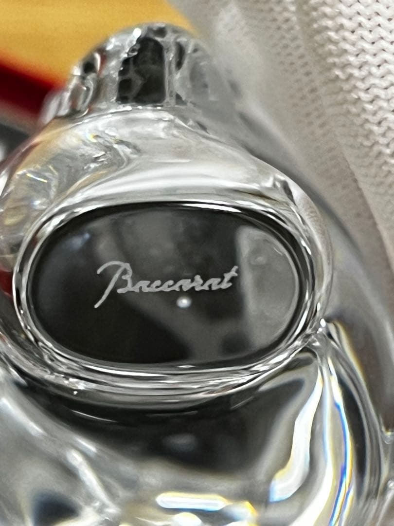 【美品】Baccarat バカラ くまモン フィギュア クリスタル 置物