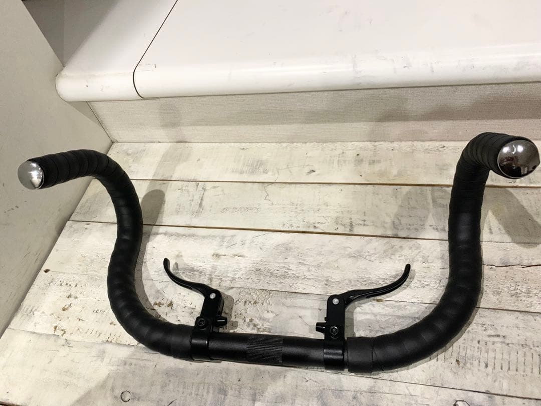 ◆FUJI（フジ）ピスト完成車外し品（ドロップハンドル＋ブレーキレバー）