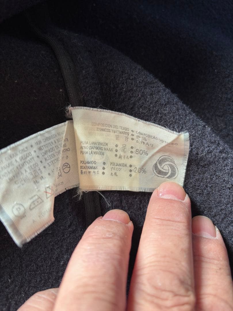 Gloverall クラシック80年代ヴィンテージ黒タグ　ダッフルウールコート