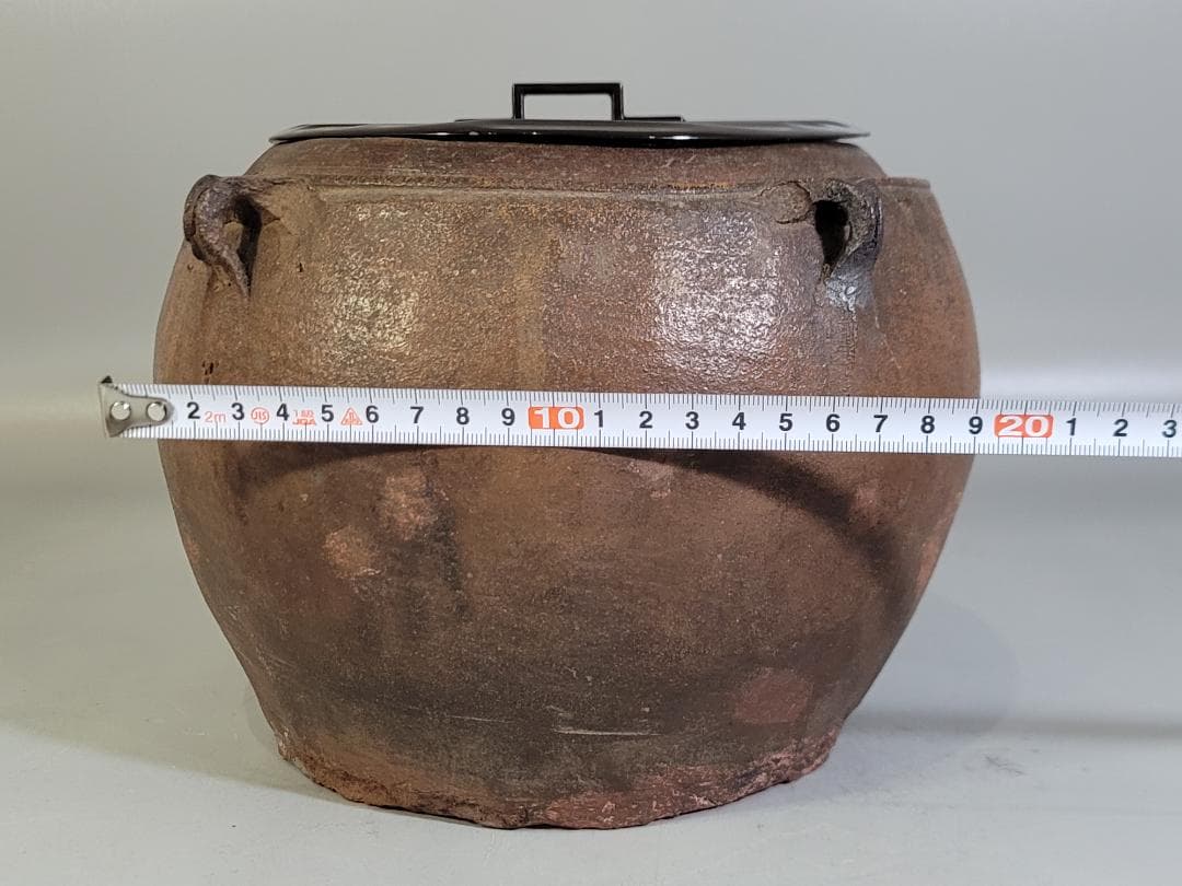 茶道具 南蛮 四耳壷 水指 古美術 DT443