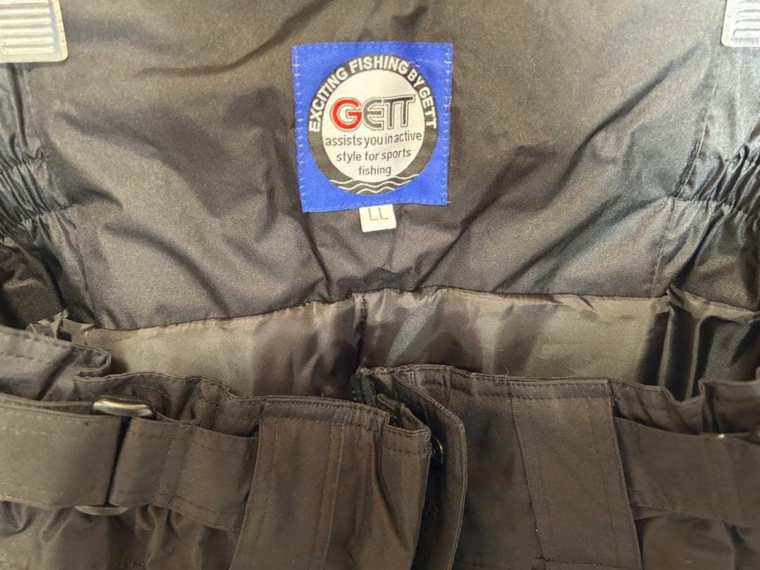 GETT 迷彩フィッシングジャケット・パンツセット LL